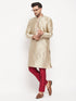 Men's Maroon Silk Blend Pant Style Pyjama